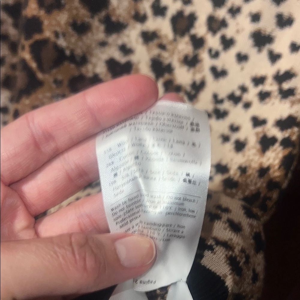 RED Valentino Leopard Print sweater dress - Picture 4 of 7